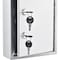 Global Industrial Stainless Steel Compact Medical Security Cabinet with Double Key Locks 670149SS - alternate 5